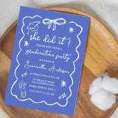 2026年度卒業生発表 黒いリボンの落書き 招待状