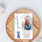 2026年度卒業生発表 黒タッセルリボン 招待状