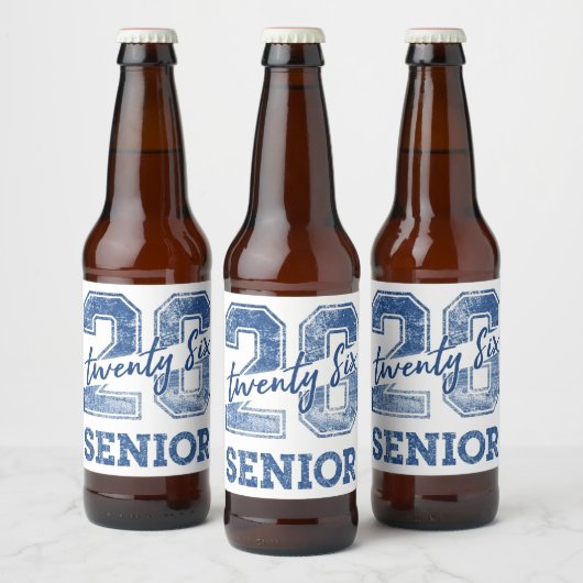2026年度卒業生 シニア ビールラベル (ボトル)
