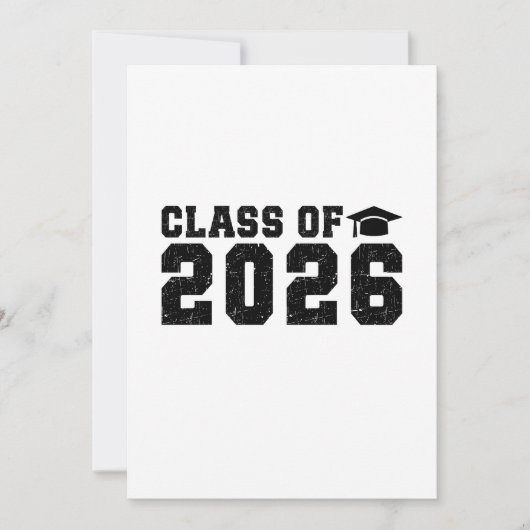 2026年度卒業生 招待状 (正面)