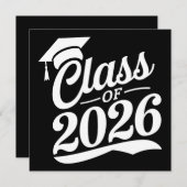2026年度卒業生 自慢の卒業 招待状 (正面/裏面)