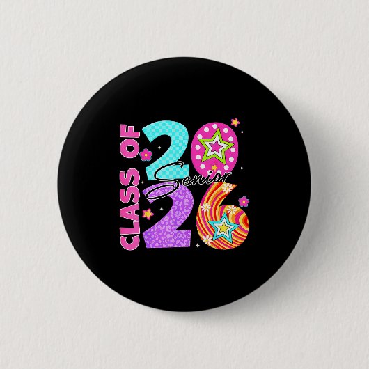 2026年度卒業生 2026年卒業 学生向け 缶バッジ (正面)