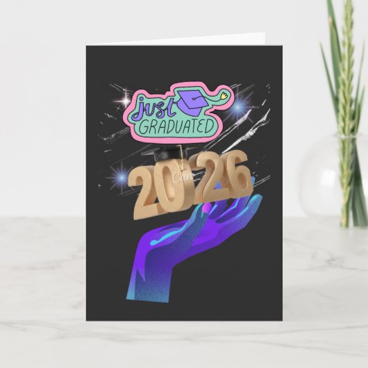 2026年度卒業生Tシャツ – シニア2026 カード (正面)
