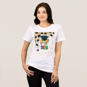 2026年度卒業記念グラフィック - 教育 トライブレンドTシャツ (正面全面)