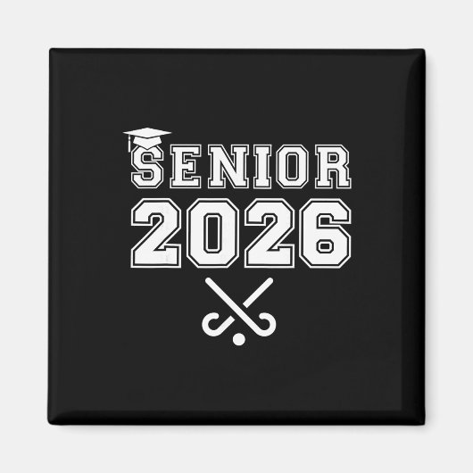 2026年度卒 フィールドホッケー シニア 2026年卒業 マグネット (正面)