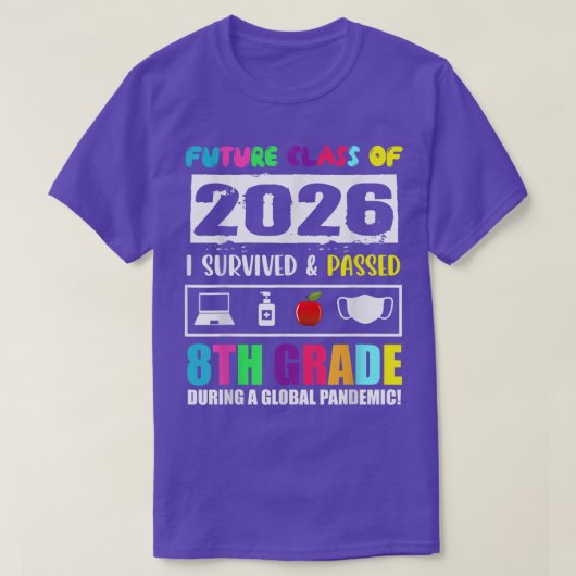 2026年度第8期生おもしろい学級 Tシャツ (デザイン正面)