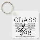 2026年度行進バンド感動的卒業 キーホルダー (正面)