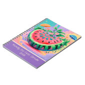 2026年度1年生のカラフルなスイカ ノートブック (左側)