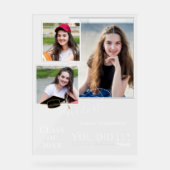 2026年度 クラス 多写真 「君たちなら出来る」 卒業おめでとう アクリルサイン (正面)