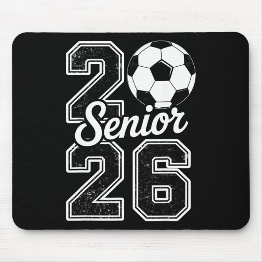 2026年度 サッカー シニア 2026年度 最終学日 2 マウスパッド (正面)