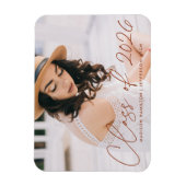 2026年度 テラコッタスクリプト 卒業記念 現代的なデザイン マグネット (縦)