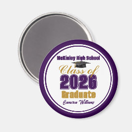 2026年度 パープルゴールドクラス 卒業記念品 マグネット