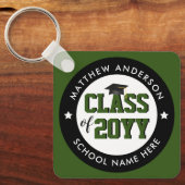 2026年度 フォレストグリーン 卒業生 卒業式 キーホルダー (正面)