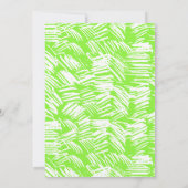 2026年度 ライムグリーン クラス 写真 卒業のお知らせ 案内状 (裏面)