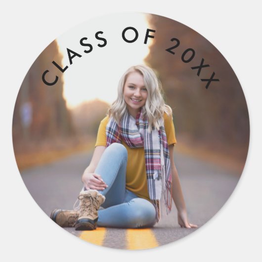 2026年度 写真 卒業封筒 シール (正面)