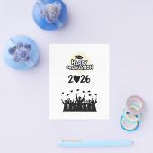 2026年度 卒業おめでとう - ミニマルデザイン チラシ (シングル)