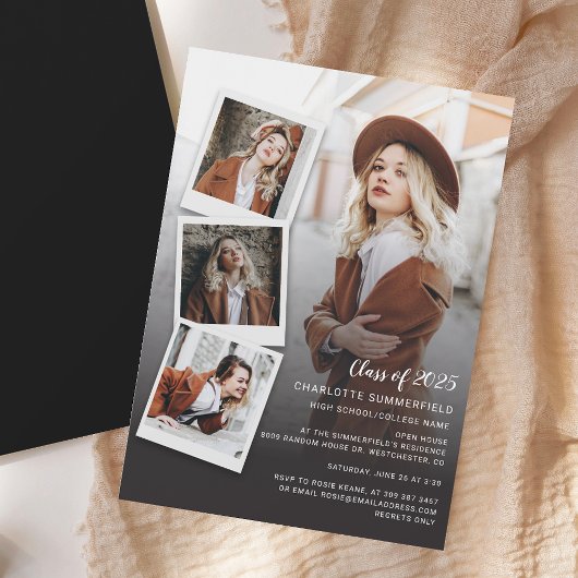 2026年度 卒業写真 コラージュ オープンハウス パーティー マグネット招待状