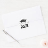 2026年度 卒業式の帽子 ラウンドシール (封筒)