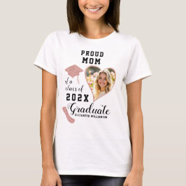2026年度 卒業生 自慢のママ カスタム写真 Tシャツ
