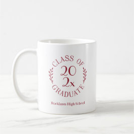2026年度 学校名 マロン エンブレム 卒業 コーヒーマグカップ