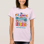 2026年度 幼稚園卒園 カスタムテキスト Tシャツ (正面)