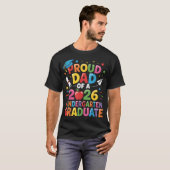2026年度 幼稚園 卒業おめでとう 誇りを持つパパ Tシャツ (正面フル)