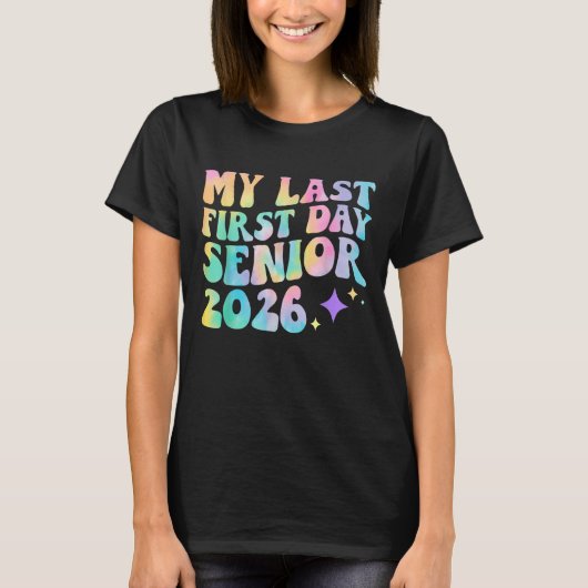 2026年度 最後の始業式 シニア 2026年度 新学期 Tシャツ (正面)