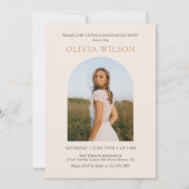 2026年度 現代の卒業写真 パーティー 招待状 (裏面)