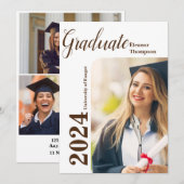 2026年度 現代写真 卒業式招待状 招待状 (正面/裏面)