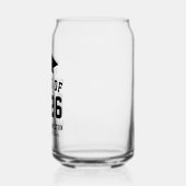 2026年度 現代的なボールド ブラック 卒業式 ガラス缶 (左)