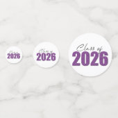 2026年度 紫のラメ卒業 コンフェッティ (正面)