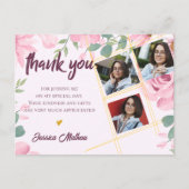 2026年度　複数写真クラス　卒業　ありがとう ポストカード (正面)