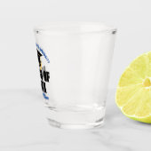 2026年度 青い卒業カスタム卒業生ギフト ショットグラス (右)