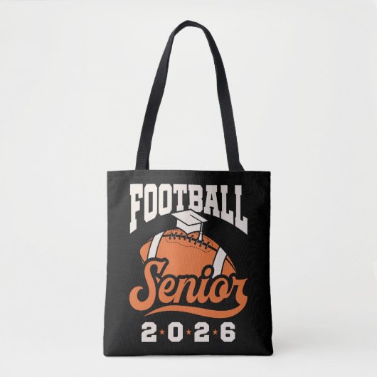 2026年度 高校・大学を卒業するサッカー部シニアの選手 トートバッグ (正面)