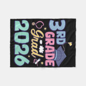 2026年度 3年生の卒業おめでとう フリースブランケット (正面(横))