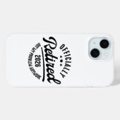 2026年引退しました おもしろ定年退職 Case-Mate iPhoneケース (裏面 (横))