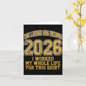 2026年引退 問題じゃない 面白い引退 カード (黄色い花)