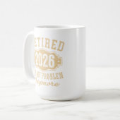 2026年引退 関係ないわ 笑える 2026年の退職 コーヒーマグカップ (正面左)