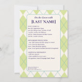 2026年政治候補ゴルフスクランブル資金調達者 招待状 (裏面)