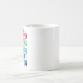 2026年数字の日電卓キャラクター数学デザイン コーヒーマグカップ (中央)