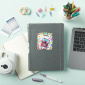 2026年数字の日 かわいい数学ステッカー 子供用 シール (iPadカバー)