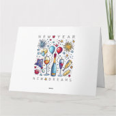 2026年新しい夢家族おそろい松 カード (裏面)