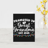2026年新たに偉大な祖母に昇格 おめでとう 初回限定 カード (黄色い花)