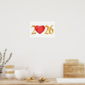 2026年新年あけましておめでとうございます ポスター (キッチン)