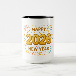 2026年新年あけましておめでとうございます マグカップ