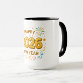 2026年新年あけましておめでとうございます マグカップ (正面右)
