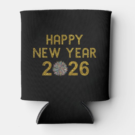 2026年新年あけましておめでとうございます 缶クーラー (正面)