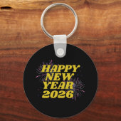 2026年新年あけましておめでとう キーホルダー (正面)