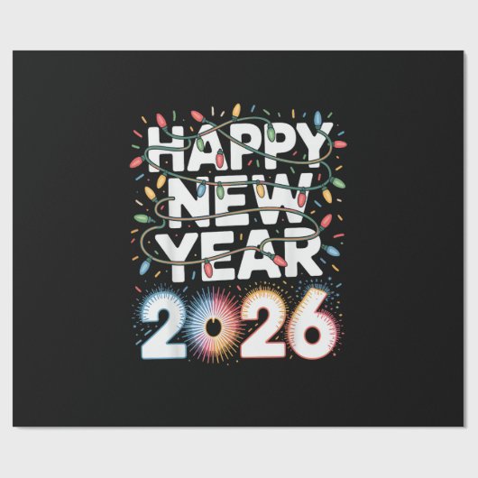 2026年新年あけましておめでとう ラッピングペーパー (フラット)