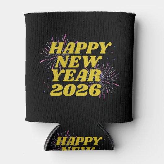 2026年新年あけましておめでとう 缶クーラー (正面)